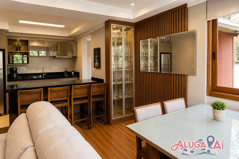 Apartamento no centro de Gramado 400mt Rua Coberta