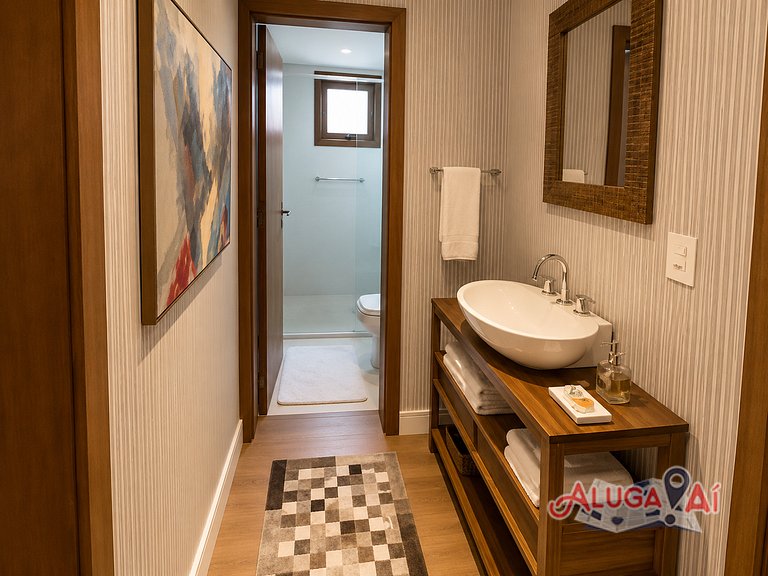 Apartamento no centro de Gramado 400mt Rua Coberta