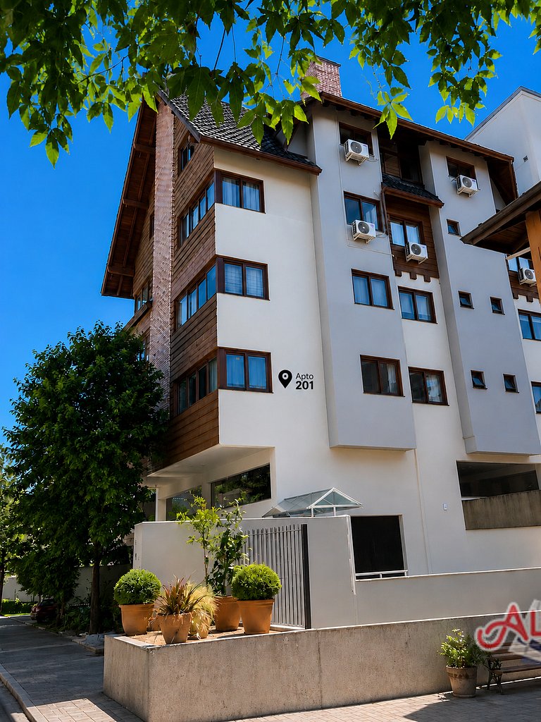 Apartamento no centro de Gramado 400mt Rua Coberta