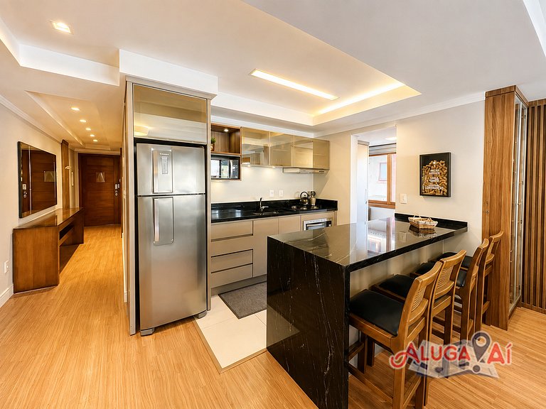 Apartamento no centro de Gramado 400mt Rua Coberta