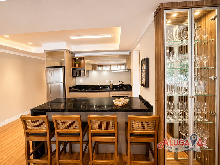 Apartamento no centro de Gramado 400mt Rua Coberta