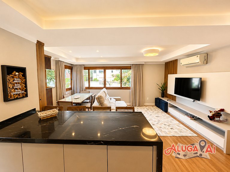 Apartamento no centro de Gramado 400mt Rua Coberta