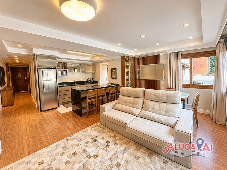 Apartamento no centro de Gramado 400mt Rua Coberta
